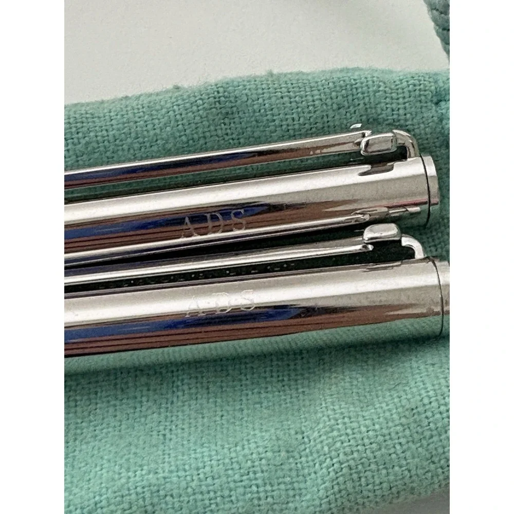 Vintage Tiffany & Co. Sterling Silver T-Clip Ballpoint Pen & Mechanical Pencil